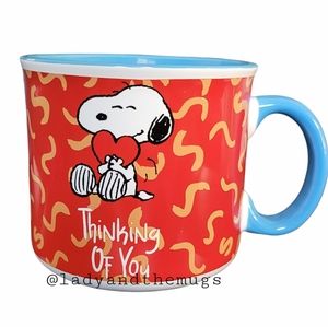 Peanuts Snoopy THINKING OF YOU COFFEE tea mug